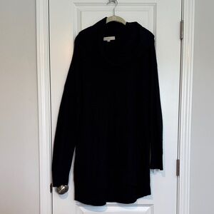 LOFT Classic Black Turtleneck Sweater